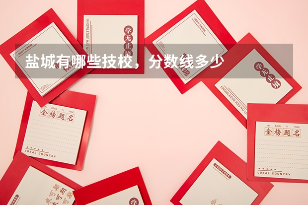 盐城有哪些技校，分数线多少