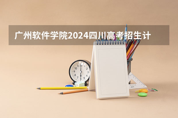 广州软件学院2024四川高考招生计划介绍