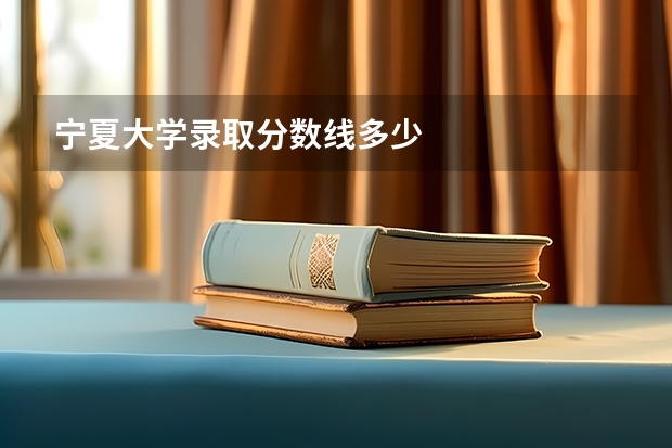 宁夏大学录取分数线多少