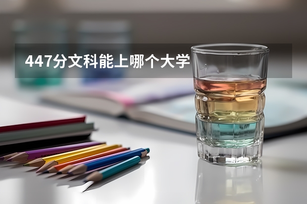 447分文科能上哪个大学
