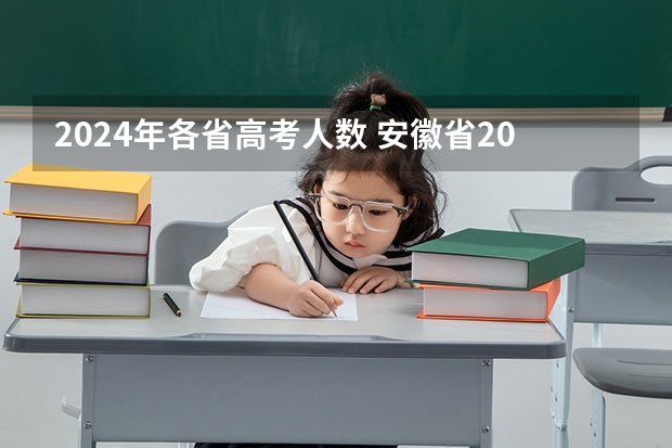 2024年各省高考人数 安徽省2024年高考文理科人数