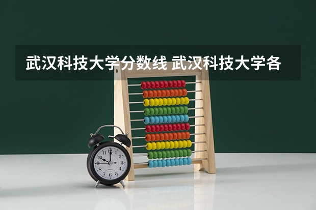 武汉科技大学分数线 武汉科技大学各专业录取分数线