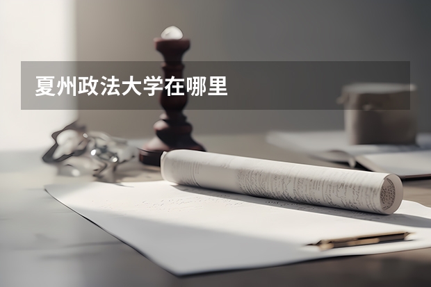 夏州政法大学在哪里