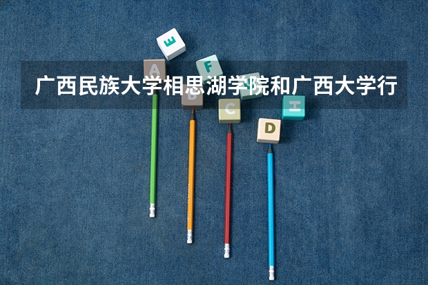 广西民族大学相思湖学院和广西大学行健文理学院哪个好？