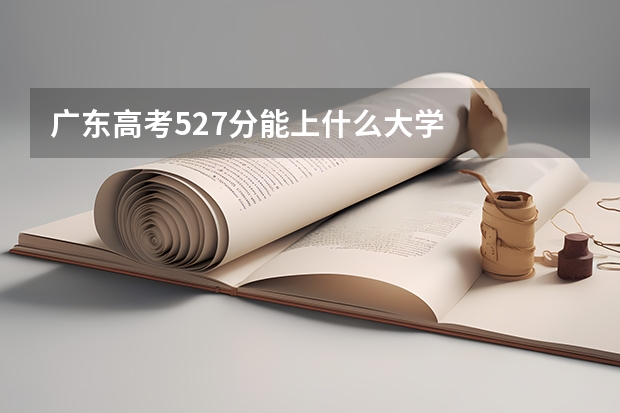 广东高考527分能上什么大学