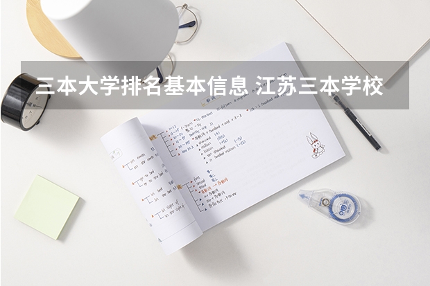 三本大学排名基本信息 江苏三本学校排行!