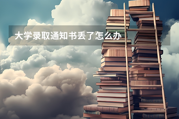 大学录取通知书丢了怎么办