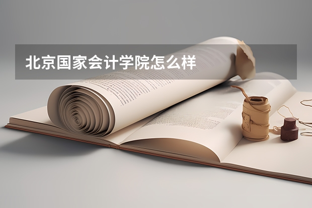 北京国家会计学院怎么样