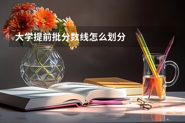 大学提前批分数线怎么划分