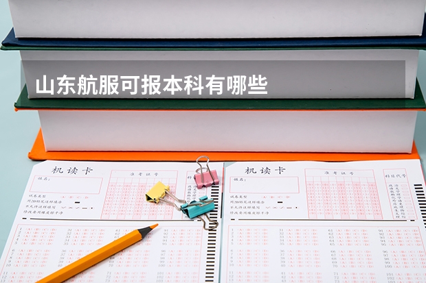 山东航服可报本科有哪些
