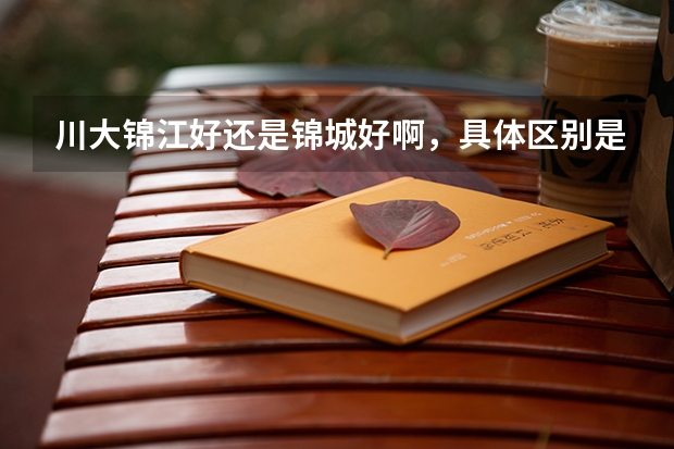 川大锦江好还是锦城好啊，具体区别是什么啊
