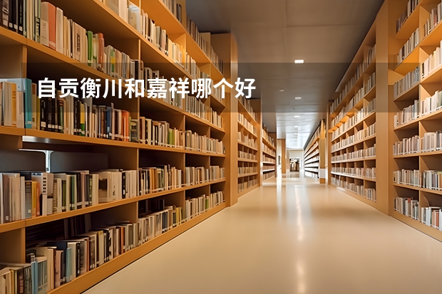 自贡衡川和嘉祥哪个好