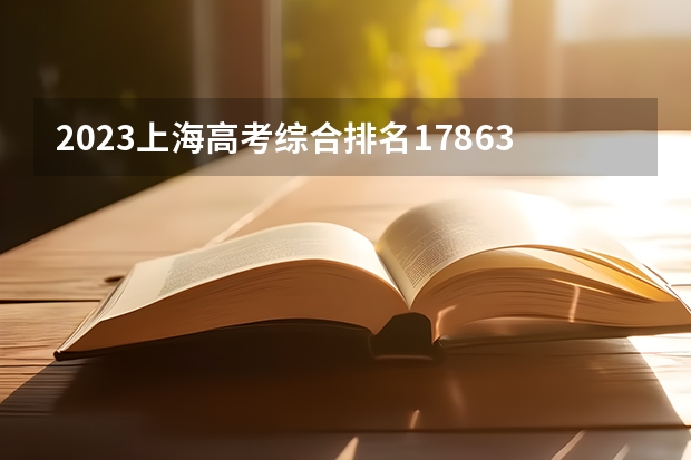 2023上海高考综合排名17863的考生报什么大学 往年录取分数线介绍