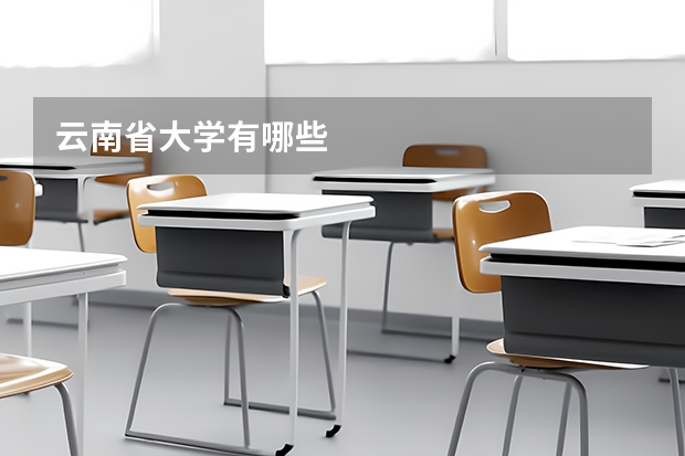 云南省大学有哪些