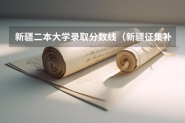 新疆二本大学录取分数线（新疆征集补录院校名单）