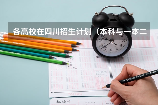 各高校在四川招生计划（本科与一本二本的区别）