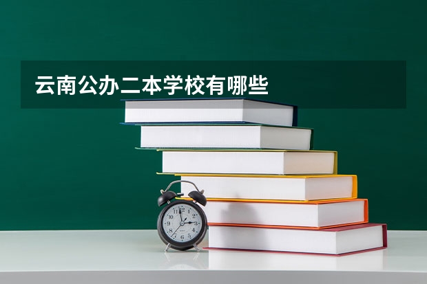 云南公办二本学校有哪些